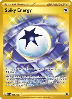 Spiky Energy Journey Together Pokémon TCG Hyper Rare 190