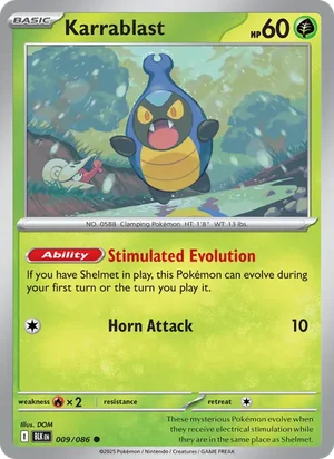 Karrablast SV Black Bolt Pokémon TCG Common 009
