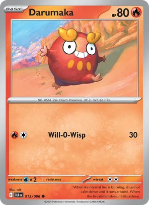 Darumaka SV Black Bolt Pokémon TCG Common 013