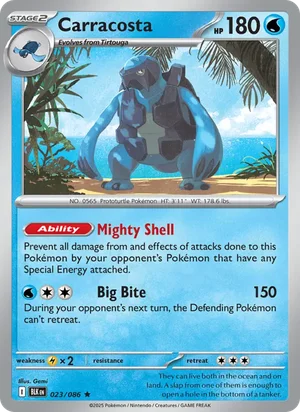 Carracosta SV Black Bolt Pokémon TCG Rare 023