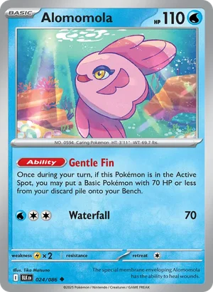 Alomomola SV Black Bolt Pokémon TCG Uncommon 024