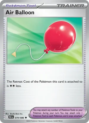 Air Balloon SV Black Bolt Pokémon TCG Uncommon 079