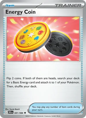 Energy Coin SV Black Bolt Pokémon TCG Uncommon 081