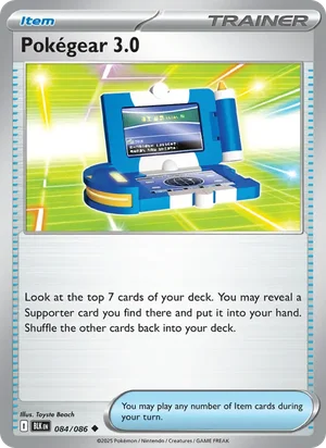 Pokegear 3.0 SV Black Bolt Pokémon TCG Uncommon 084