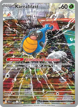 Karrablast SV Black Bolt Pokémon TCG Illustration Rare 094