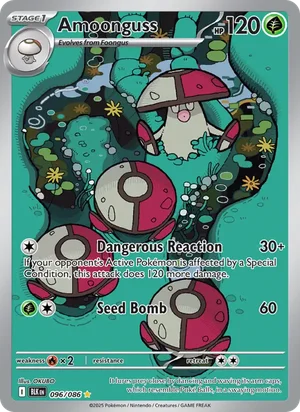 Amoonguss SV Black Bolt Pokémon TCG Illustration Rare 096