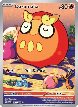 Darumaka SV Black Bolt Pokémon TCG Illustration Rare 097