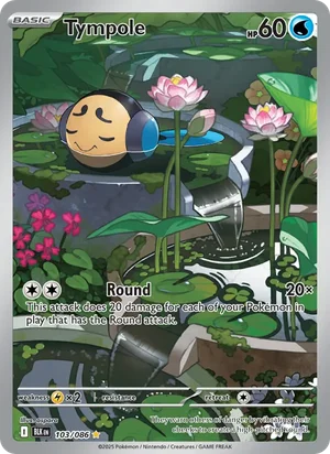 Tympole SV Black Bolt Pokémon TCG Illustration Rare 103