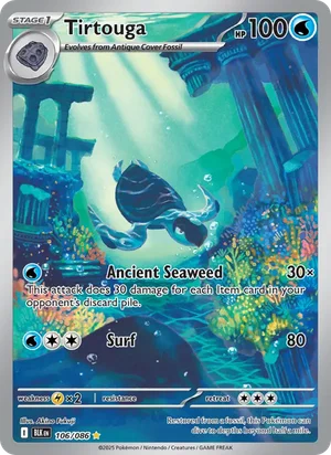 Tirtouga SV Black Bolt Pokémon TCG Illustration Rare 106