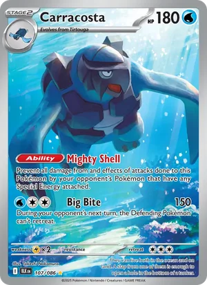 Carracosta SV Black Bolt Pokémon TCG Illustration Rare 107