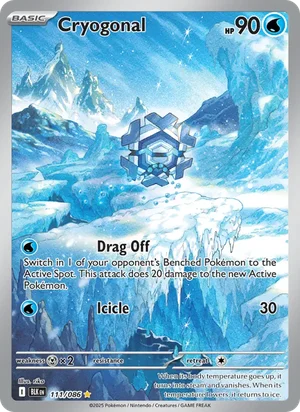 Cryogonal SV Black Bolt Pokémon TCG Illustration Rare 111