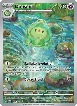 Duosion SV Black Bolt Pokémon TCG Illustration Rare 119