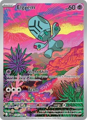 Elgyem SV Black Bolt Pokémon TCG Illustration Rare 120