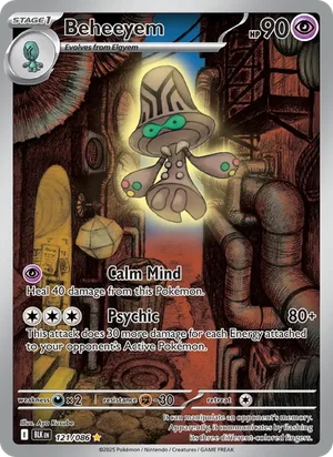 Beheeyem SV Black Bolt Pokémon TCG Illustration Rare 121