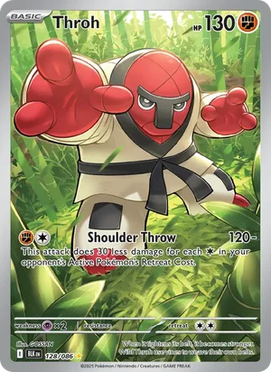 Throh SV Black Bolt Pokémon TCG Illustration Rare 128