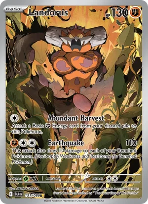 Landorus SV Black Bolt Pokémon TCG Illustration Rare 131