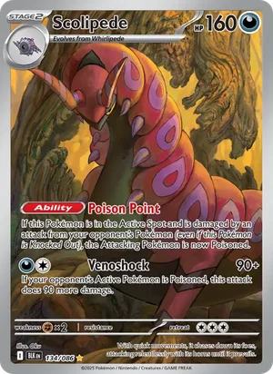 Scolipede SV Black Bolt Pokémon TCG Illustration Rare 134