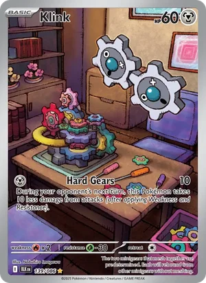 Klink SV Black Bolt Pokémon TCG Illustration Rare 139