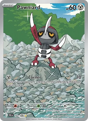 Pawniard SV Black Bolt Pokémon TCG Illustration Rare 142
