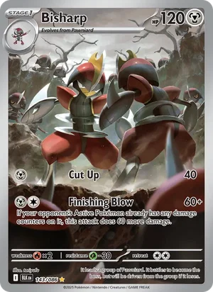 Bisharp SV Black Bolt Pokémon TCG Illustration Rare 143