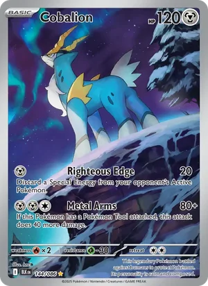 Cobalion SV Black Bolt Pokémon TCG Illustration Rare 144