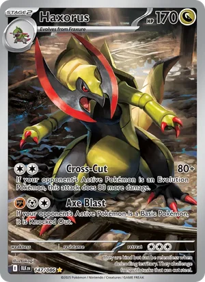Haxorus SV Black Bolt Pokémon TCG Illustration Rare 147