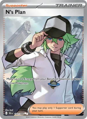 N's Plan SV Black Bolt Pokémon TCG Ultra Rare 163