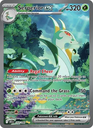 Serperior ex SV Black Bolt Pokémon TCG Special Illustration Rare 164