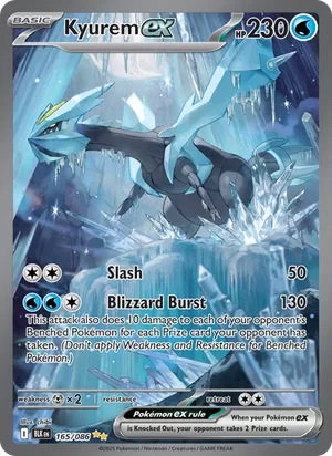Kyurem ex SV Black Bolt Pokémon TCG Special Illustration Rare 165