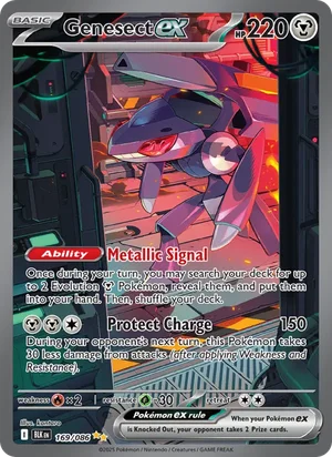 Genesect ex SV Black Bolt Pokémon TCG Special Illustration Rare 169