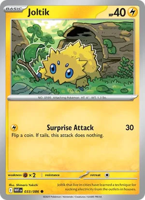 Joltik SV White Flare Pokémon TCG Common 033
