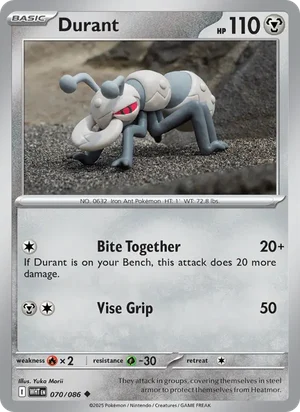 Durant SV White Flare Pokémon TCG Uncommon 070
