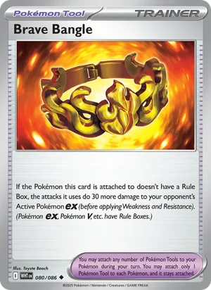 Brave Bangle SV White Flare Pokémon TCG Uncommon 080