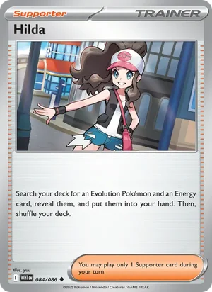 Hilda SV White Flare Pokémon TCG Uncommon 084