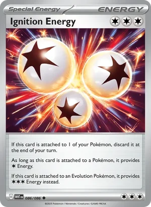 Ignition Energy SV White Flare Pokémon TCG Uncommon 086