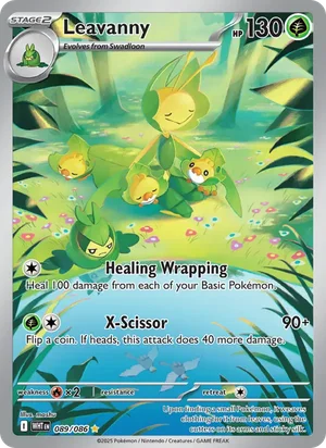 Leavanny SV White Flare Pokémon TCG Illustration Rare 089