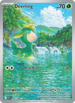 Deerling SV White Flare Pokémon TCG Illustration Rare 091