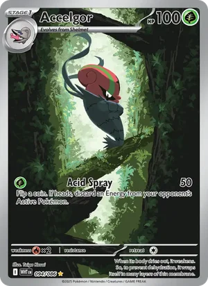 Accelgor SV White Flare Pokémon TCG Illustration Rare 094