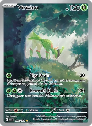 Virizion SV White Flare Pokémon TCG Illustration Rare 095