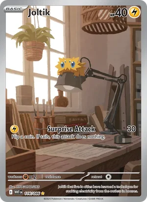 Joltik SV White Flare Pokémon TCG Illustration Rare 116