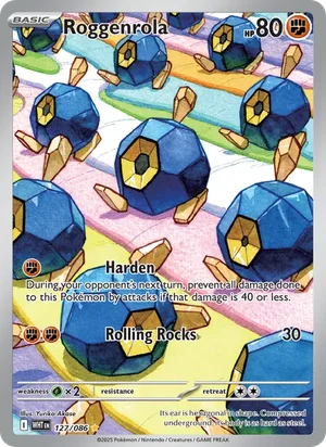 Roggenrola SV White Flare Pokémon TCG Illustration Rare 127