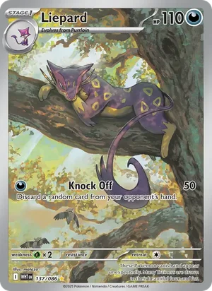 Liepard SV White Flare Pokémon TCG Illustration Rare 137