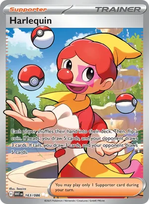 Harlequin SV White Flare Pokémon TCG Ultra Rare 163