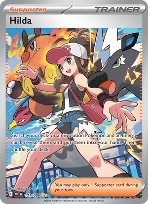 Hilda SV White Flare Pokémon TCG Special Illustration Rare 171