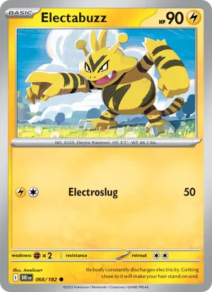 Electabuzz 068/182 Common, Destined Rivals Pokémon TCG card