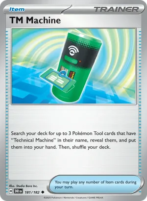TM Machine 181/182 Uncommon, Destined Rivals Pokémon TCG card
