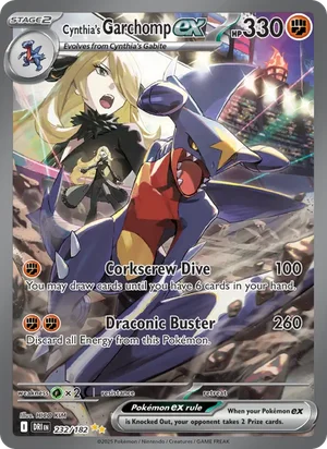 Cynthia's Garchomp ex 232/182 Special Illustration Rare