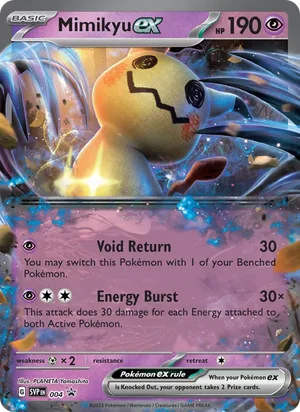 Mimikyu ex &mdash; SVP Black Star Promos 004