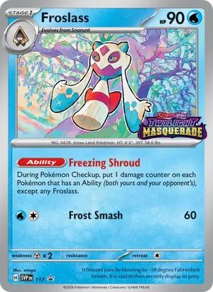 Froslass — Black Star Promo 117