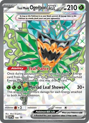 Teal Mask Ogerpon ex &mdash; SVP Black Star Promos 166